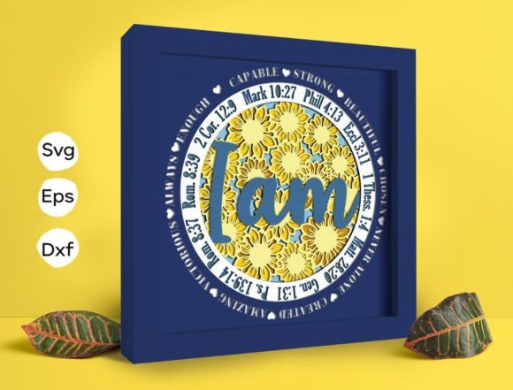 Bible Verse Papercut Light Box