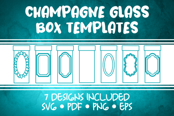 Champagne Glass Box Template: A Versatile Packaging Solution