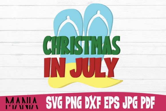 Christmas in July Flip Flops Svg: A Unique Design for All Occasions