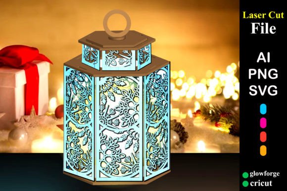 Christmas Lampshade Lantern SVG: A Versatile Design for Modern Creators
