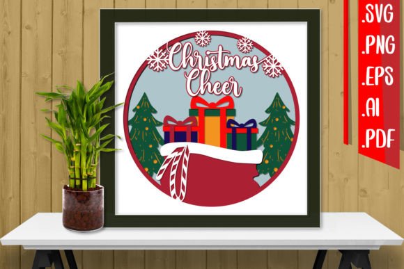 Christmas Layered Papercut 14 - Svg Eps