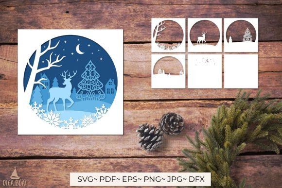 Deer Shadow Box Svg Christmas Papercut: A Strategic Tool for Creative and Business Success
