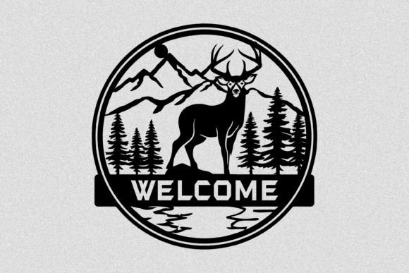 Deer SVG Sign Template Bundle: A Creative and Versatile Design Solution
