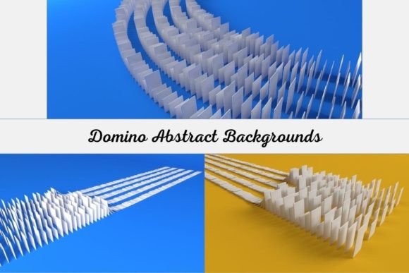 Domino Abstract Backgrounds: Modern Design with a Geometric Edge
