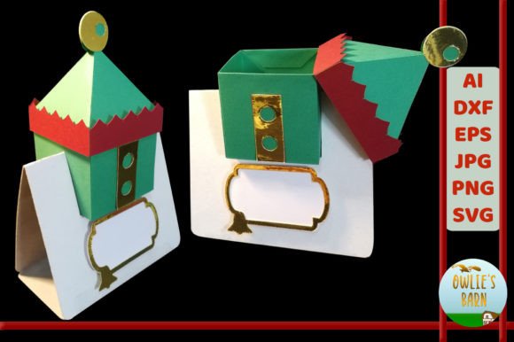 Elf Box with Place-Holder Stand: A Creative Christmas Craft for All Skill Levels