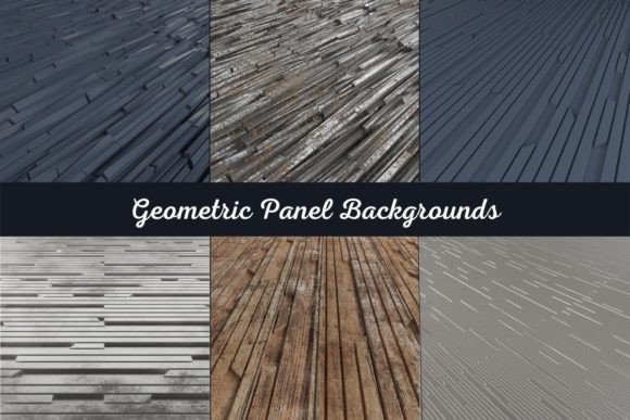 Geometric Panel Backgrounds Set: A Creative Tool for Modern Design