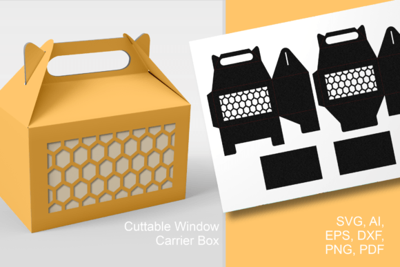 Honeycomb Pattern Gable Box Template: A Creative Solution for Gift Packaging