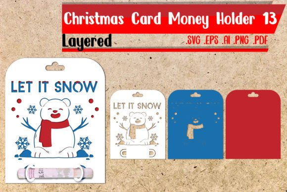 Let It Snow Money Holder Layered: A Creative Christmas Design for All