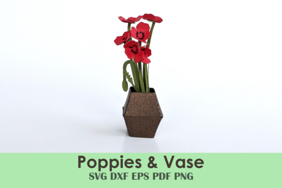 Poppy Flower Vase Template: A Creative Tool for Strategic Crafting