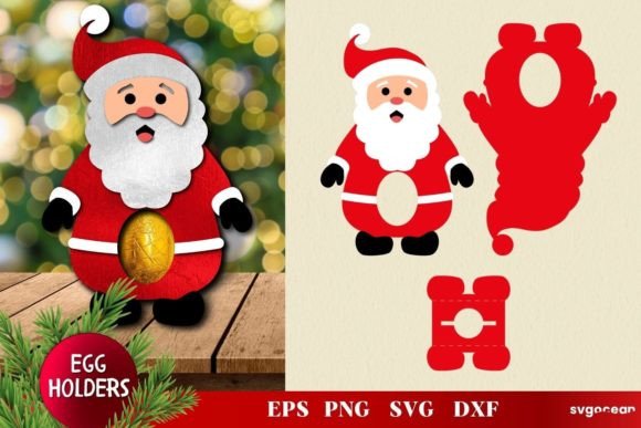 Santa Claus Egg Holder Template: A Creative and Practical Resource for Modern Designers