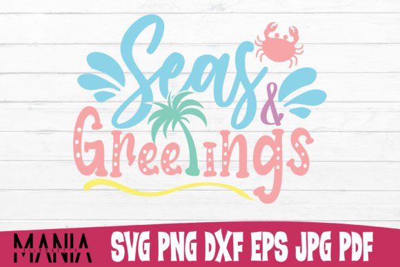 Seas and Greetings Svg Cut File: A Versatile Design Resource for Creators