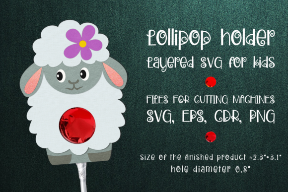 Sheep Lollipop Holder Template SVG: A Creative and Practical Digital Design