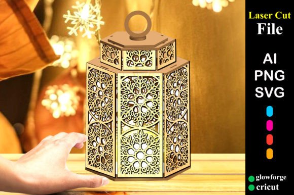 Wooden Christmas Lampshade Lantern SVG: A Creative Solution for Digital Crafting